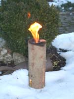 Feuerstelle - Baumfackel